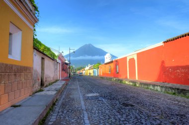 Antigua Guatemala city görünümü