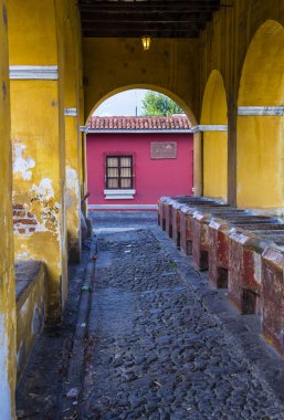 Antigua Guatemala city görünümü