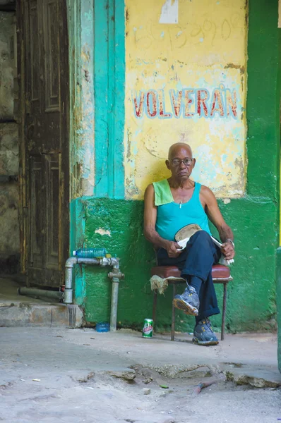 Retrato de um homem cubano — Fotografia de Stock