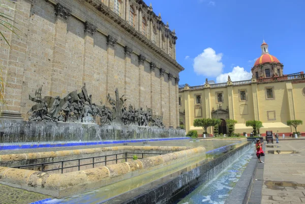 La Plaza Fundadores a Guadalajara — Foto Stock