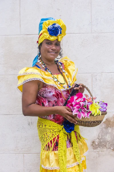 Porträt einer kubanischen Frau — Stockfoto