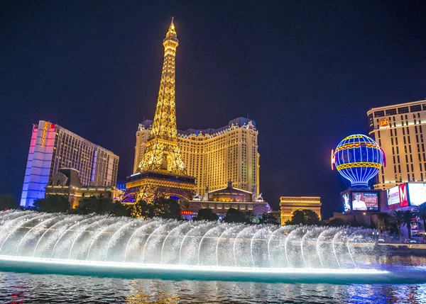 Las vegas, fonteinen — Stockfoto