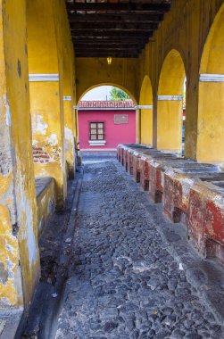 Antigua Guatemala sokak görünümü