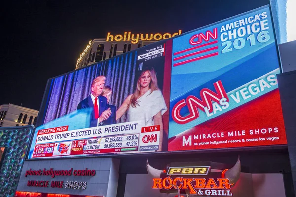 Noite de eleições em Las Vegas — Fotografia de Stock