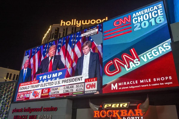 Election night in Las Vegas — Stock Photo, Image