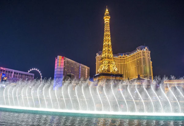 Las vegas, fontäner — Stockfoto