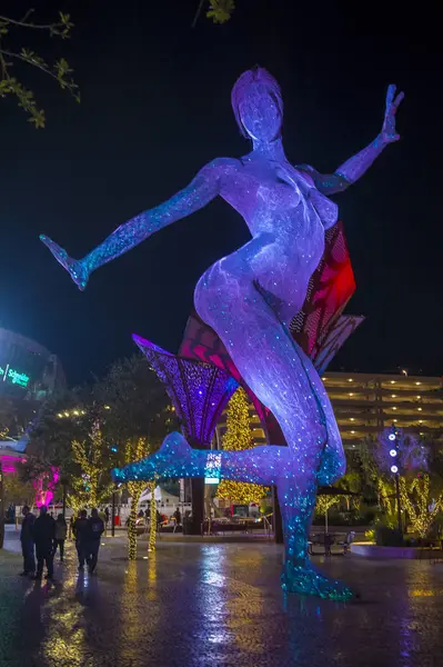 A Escultura de Dança Bliss em Las Vegas — Fotografia de Stock