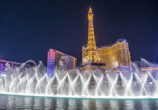 Las vegas, fonteinen — Stockfoto