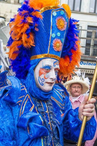 2017 års Binche-karneval — Stockfoto