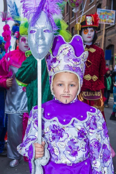 Karneval von Binche 2017 — Stockfoto