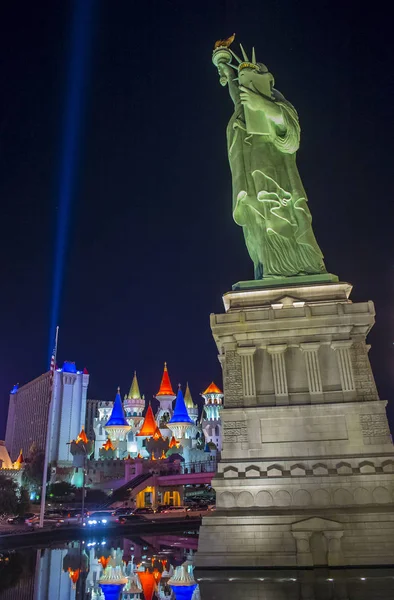 Лас-Вегас отрекся от статуи Свободы — стоковое фото