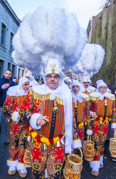 2017 års Binche-karneval — Stockfoto