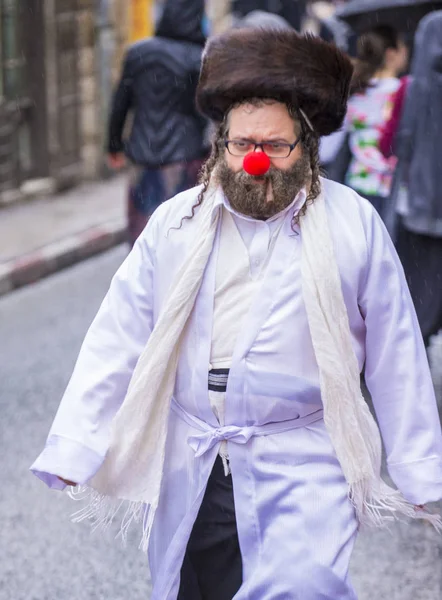 Purim i mea shearim — Stockfoto