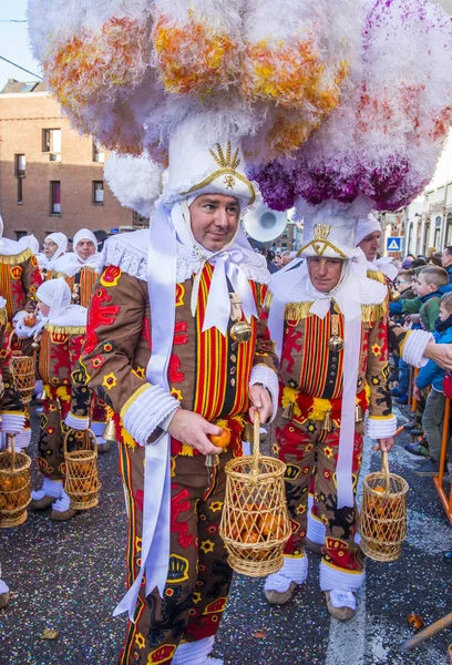 Karneval von Binche 2017 — Stockfoto