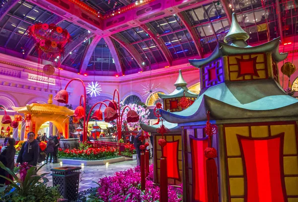 Bellagio Hotel Conservatory & Botanical Gardens — Stock Photo, Image