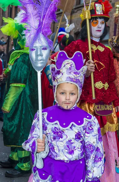 Karneval von Binche 2017 — Stockfoto