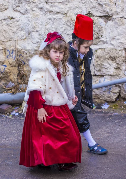 Purim i mea shearim — Stockfoto