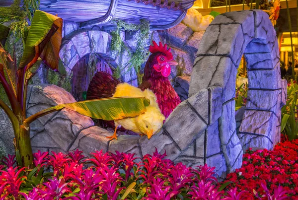 Bellagio Hotel Conservatory & Botanical Gardens — Stock Photo, Image