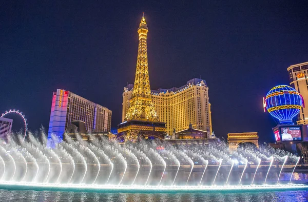 Las vegas, fonteinen — Stockfoto