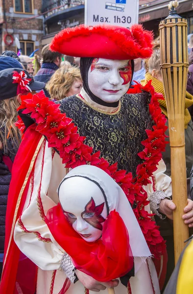 Carnevale Binche 2017 — Foto Stock