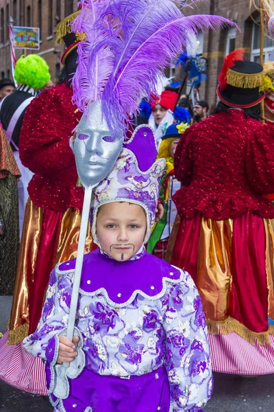 Carnevale Binche 2017 — Foto Stock