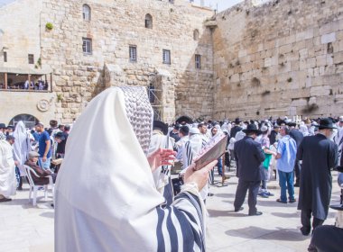 Batı duvarındaki Hamursuz Bayramı