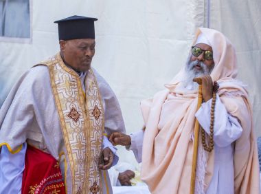 Etiyopya kutsal ateş töreni