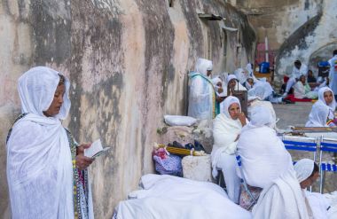 Etiyopya kutsal ateş töreni