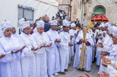 Etiyopya kutsal ateş töreni