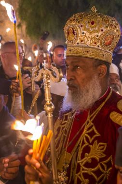 Etiyopya kutsal ateş töreni