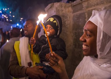 Etiyopya kutsal ateş töreni