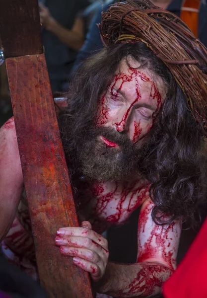 Jesús crucifixción recreación —  Fotos de Stock