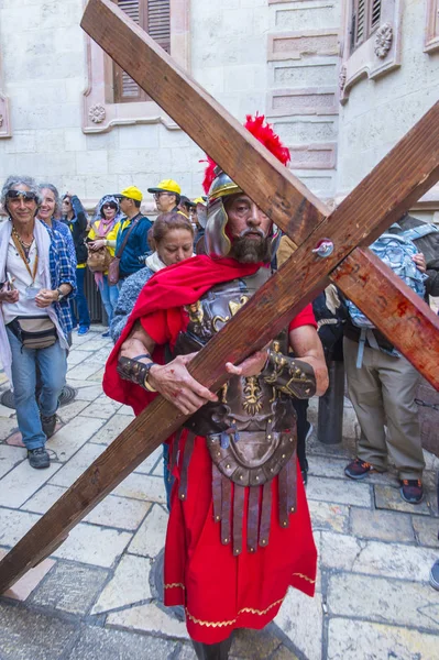 Jesús crucifixción recreación — Foto de Stock