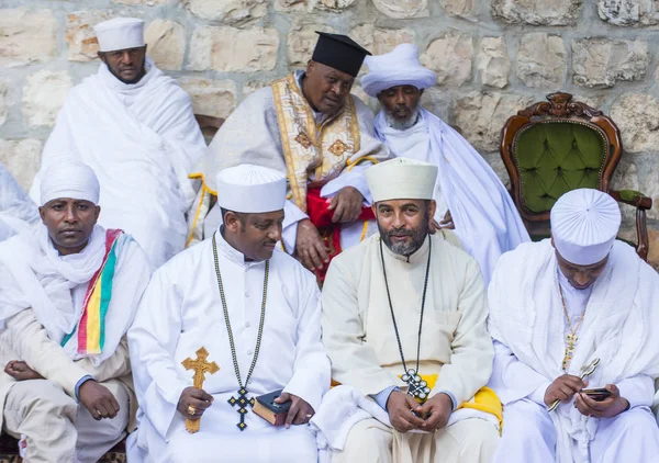 Ethiopische heilige vuur ceremonie — Stockfoto