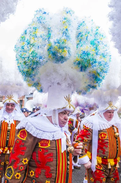 2017 Binche Carnival — стокове фото