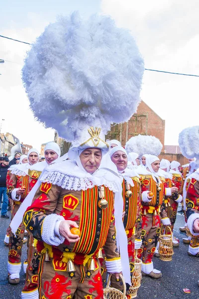 2017 Binche Karnavalı — Stok fotoğraf