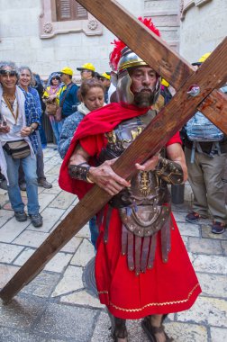 İsa'nın crucifixtion savaşını 
