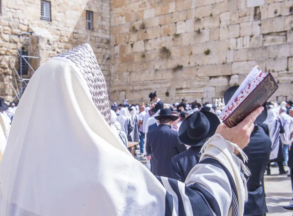 Pascha in de westelijke muur — Stockfoto