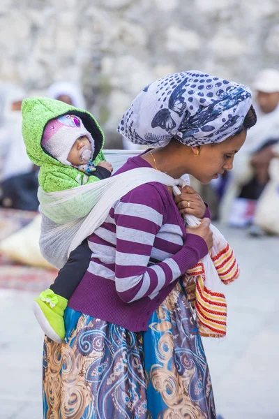 Ethiopische heilige vuur ceremonie — Stockfoto