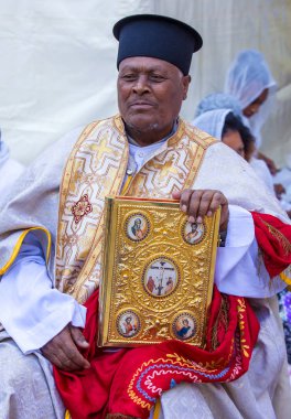 Etiyopya kutsal ateş töreni