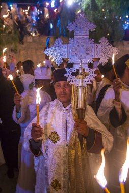 Etiyopya kutsal ateş töreni