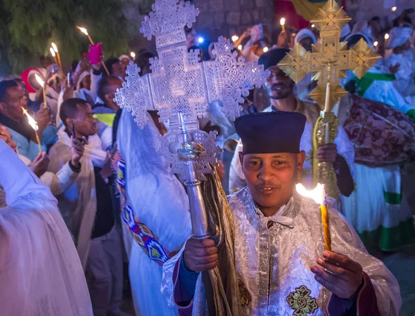 Etiyopya kutsal ateş töreni