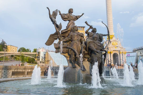 Kiev Majdan Nezalezjnosti — Stockfoto