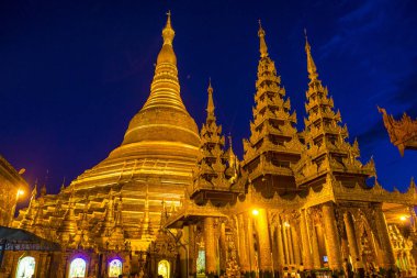 Shwedagon pagoda in Yangon, Myanmar