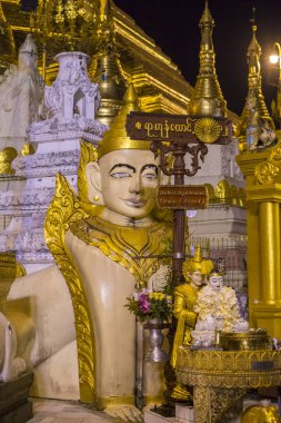 Shwedagon pagoda in Yangon, Myanmar