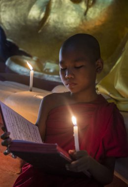 Acemi keşiş bagan Myanmar içinde