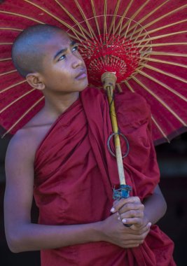 Acemi keşiş bagan Myanmar içinde