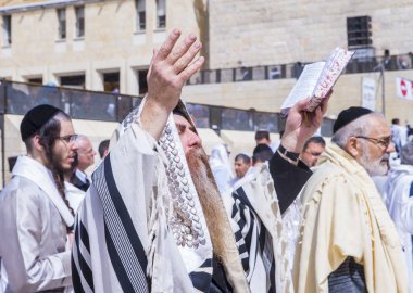 Batı duvarındaki Hamursuz Bayramı