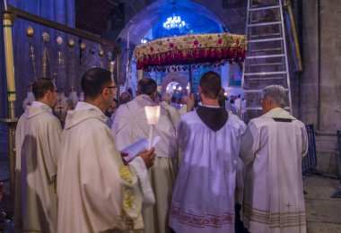 Kudüs'te Kutsal Kabir Kilisesi Paskalya