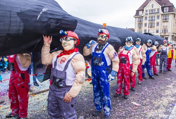 Carnaval de Basileia 2017 — Fotografia de Stock